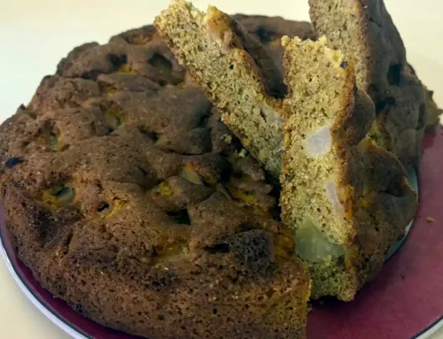 Torta con grano saraceno e pere