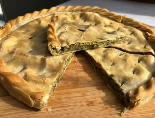 Torta di porri e patate