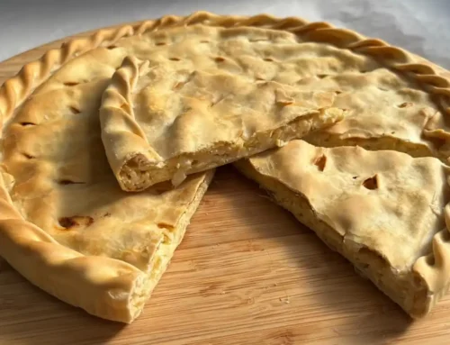 Torta di riso e cipolle